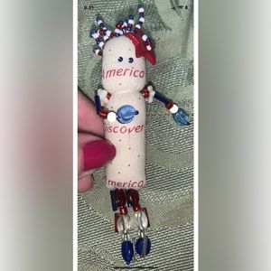 AMERICE HOMEMADE Patriotic PLEDGE OF ALLEGIENCE PIN‎